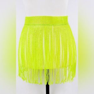 Rhinestone Fringe Belt